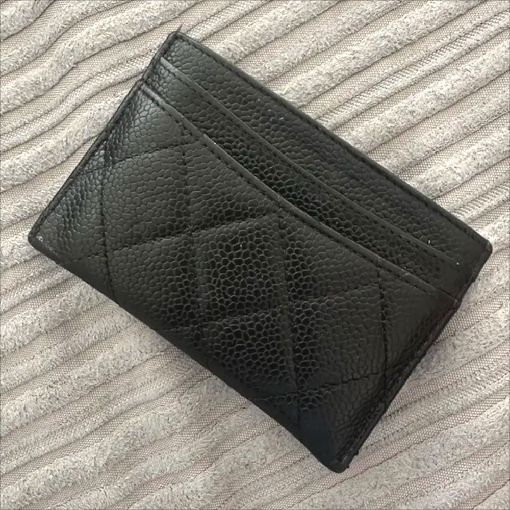 Chanel Black Caviar Leather Cardholder - Picture 2 of 4
